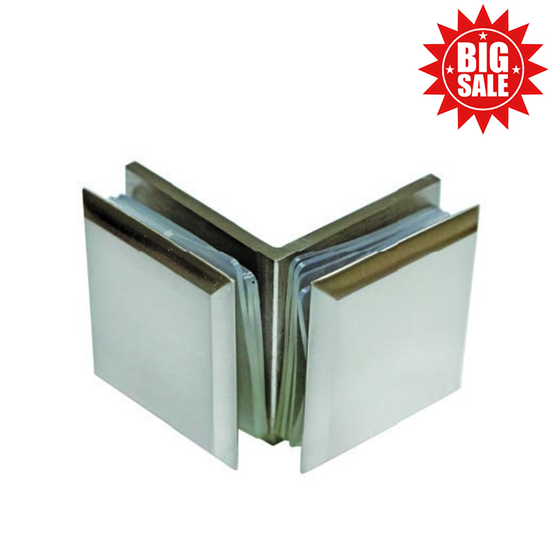 90 degrees glass - glass clamp
