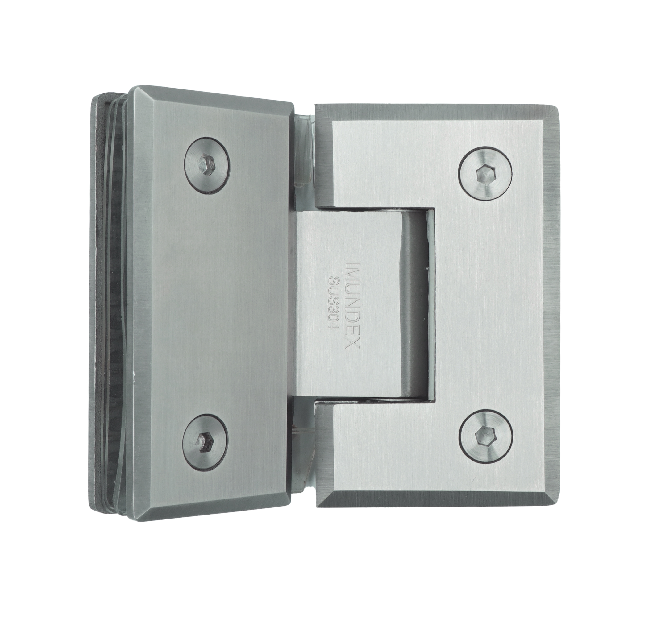 135o glass-glass hinge