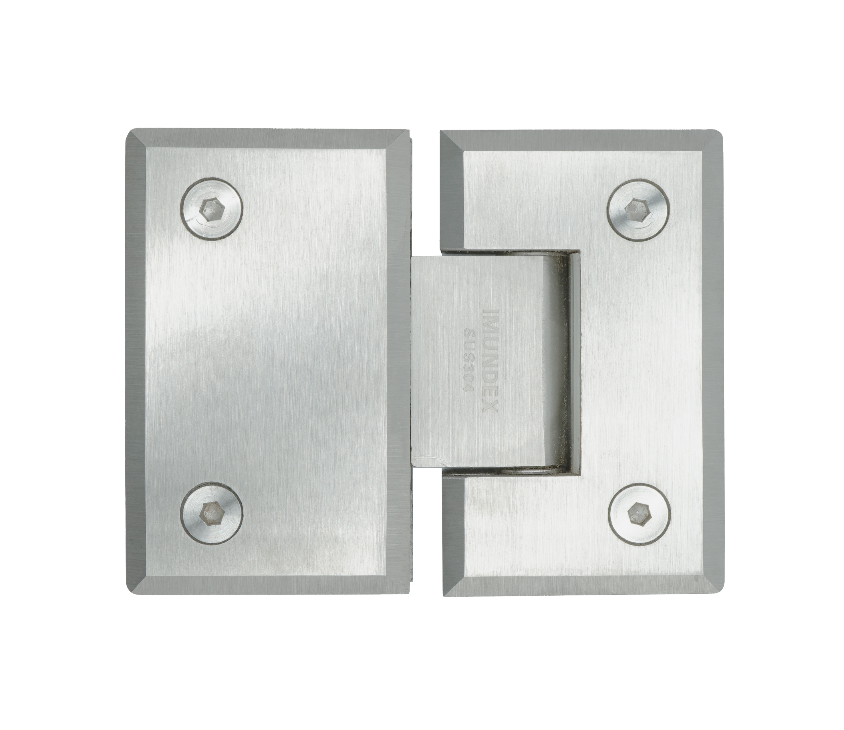 180o glass-glass hinge