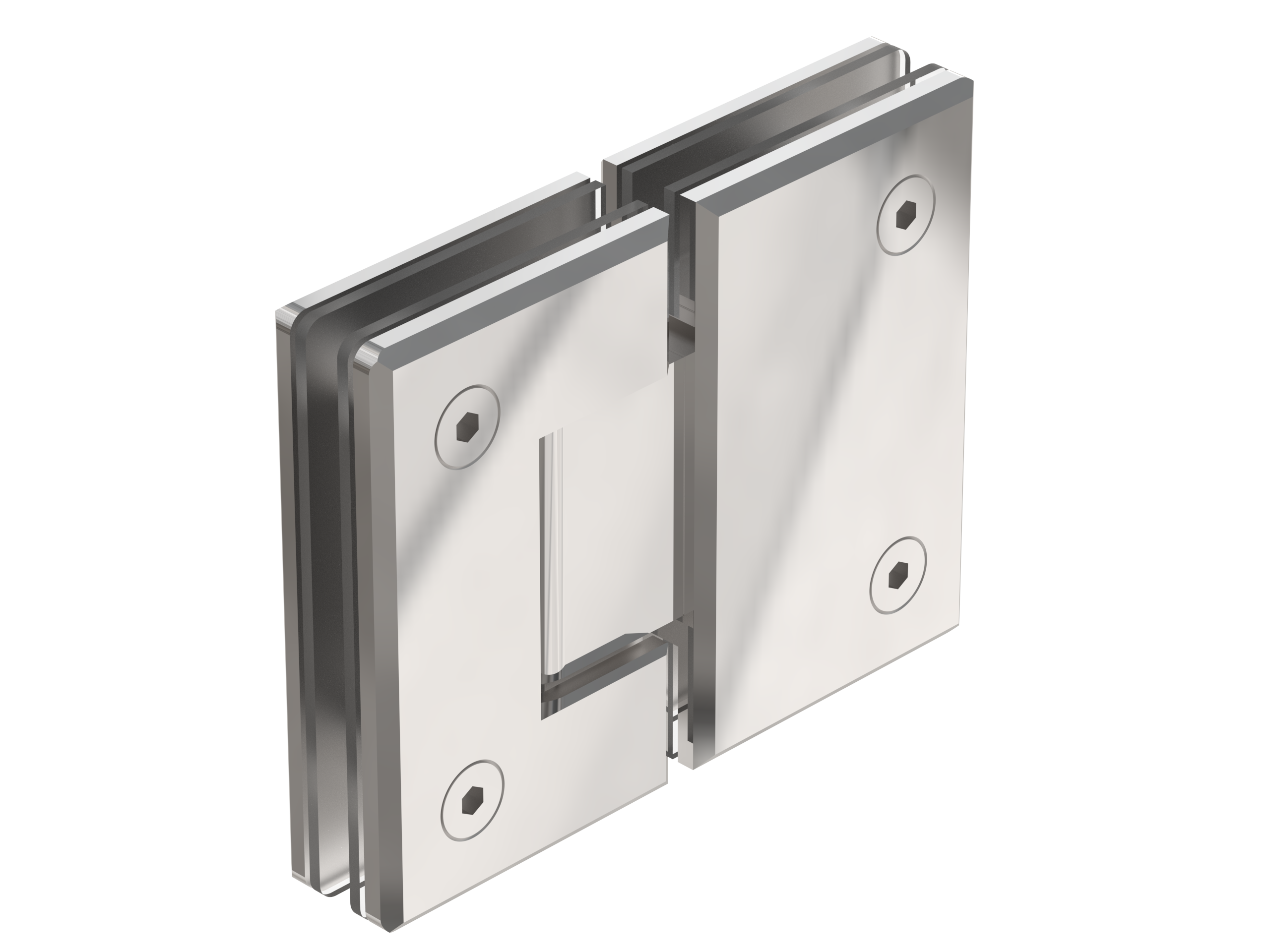 180o glass-glass hinge