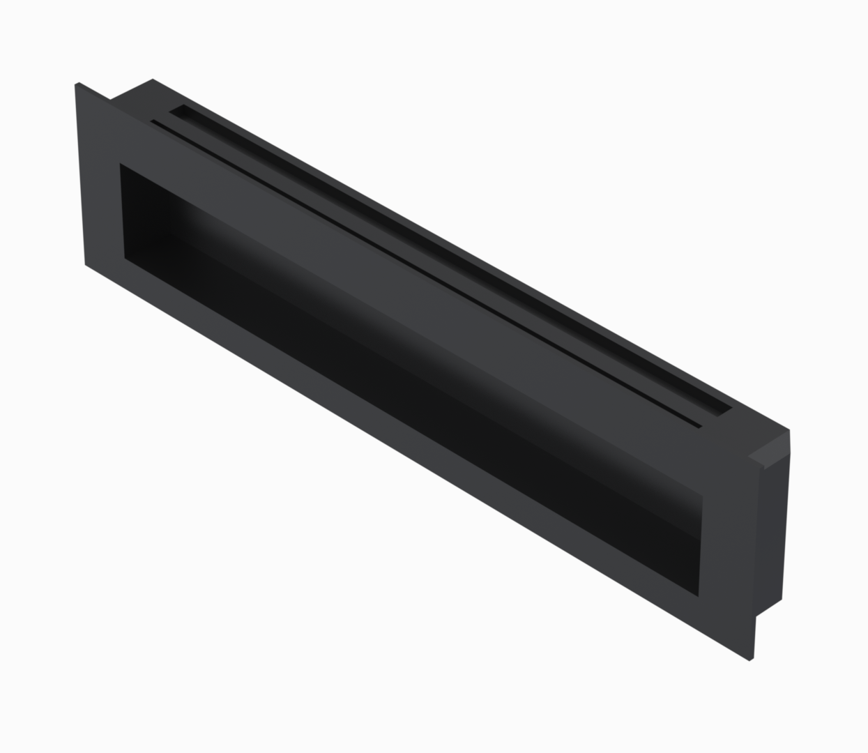 Flush handle_Aluminum_Matt black