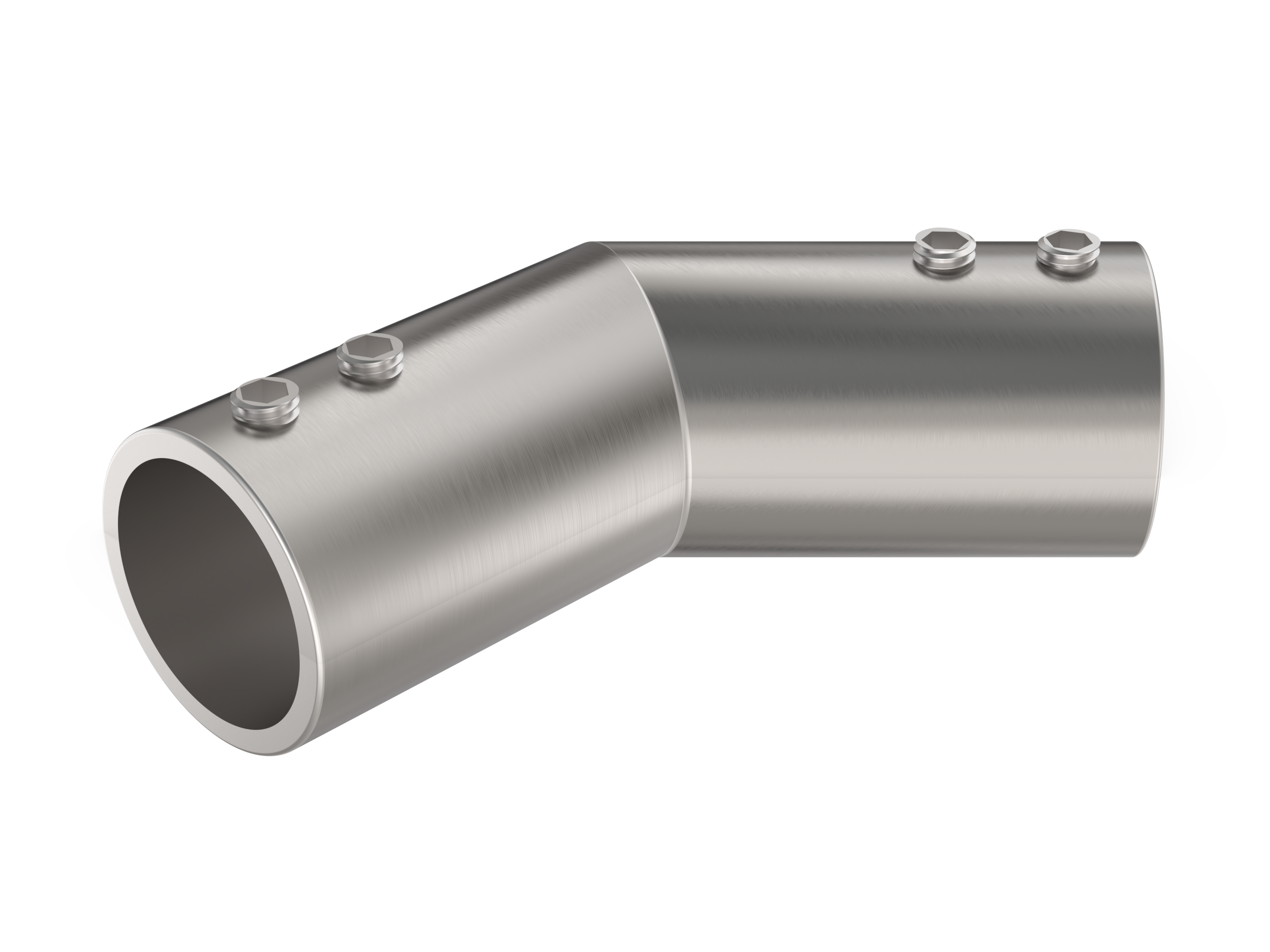 135 degrees rail to rail connector