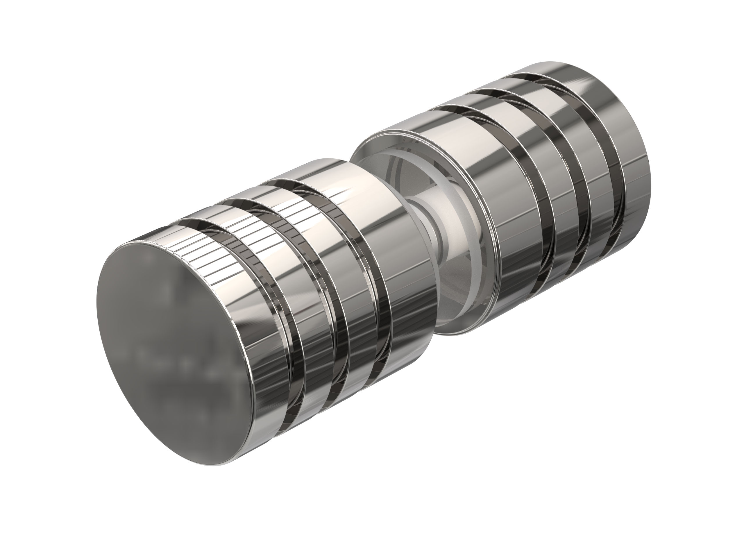 Back to back knob