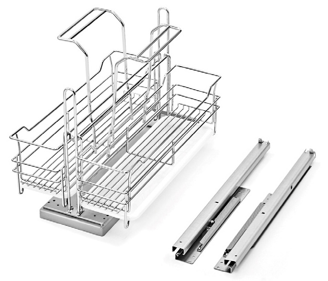 Basic unit cleaning agent pull-out