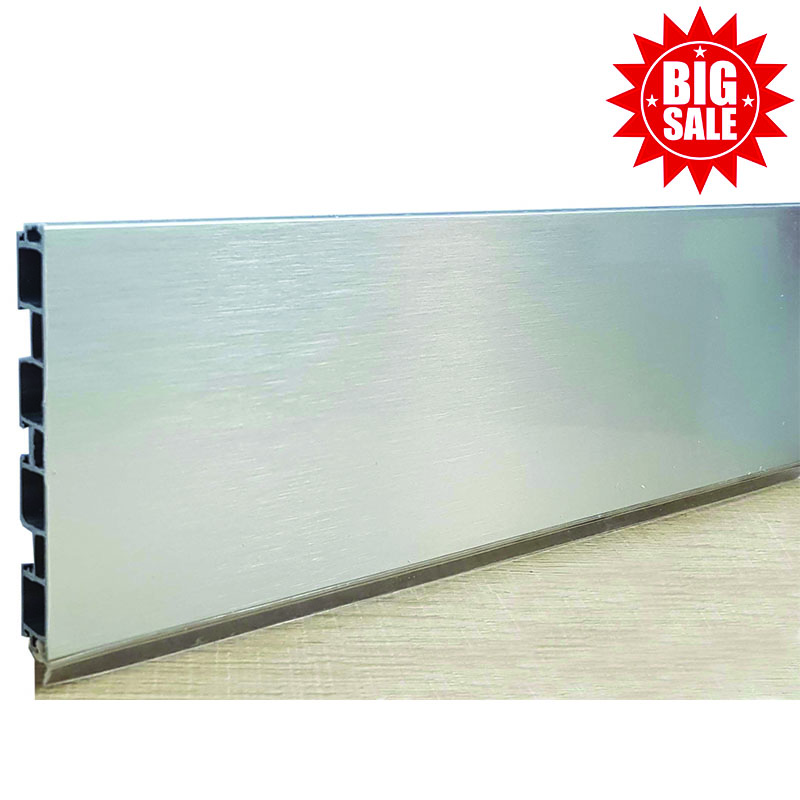 Aluminum front panel for Cabinet Leg