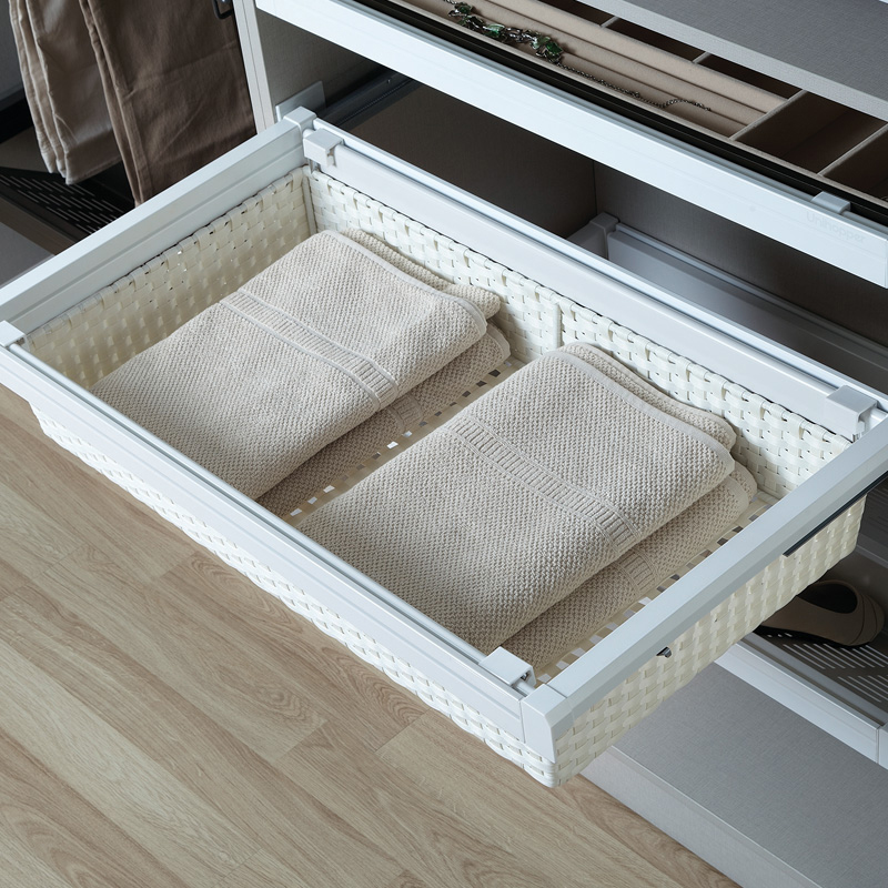 PVC storage basket - White Color