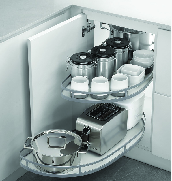 Corner unit swivel pull-out - Diamond tray