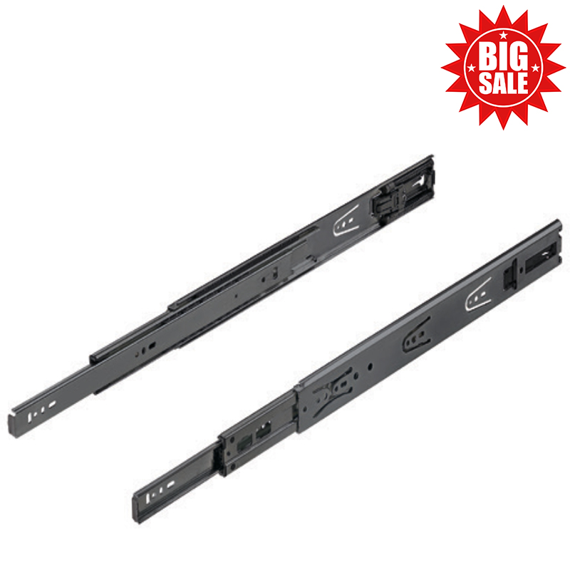 KA 5632 ball bearing runner, 12.7 mm installed width, 300 mm, black