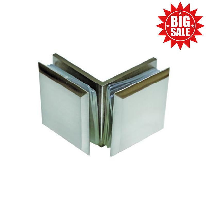 90 degrees glass - glass clamp