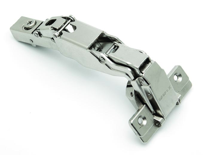 Clip-on soft closing hinge 165 degree_Full overlay