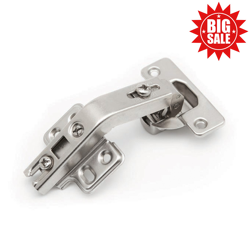 Slide-on auto closing corner hinge_135 degree