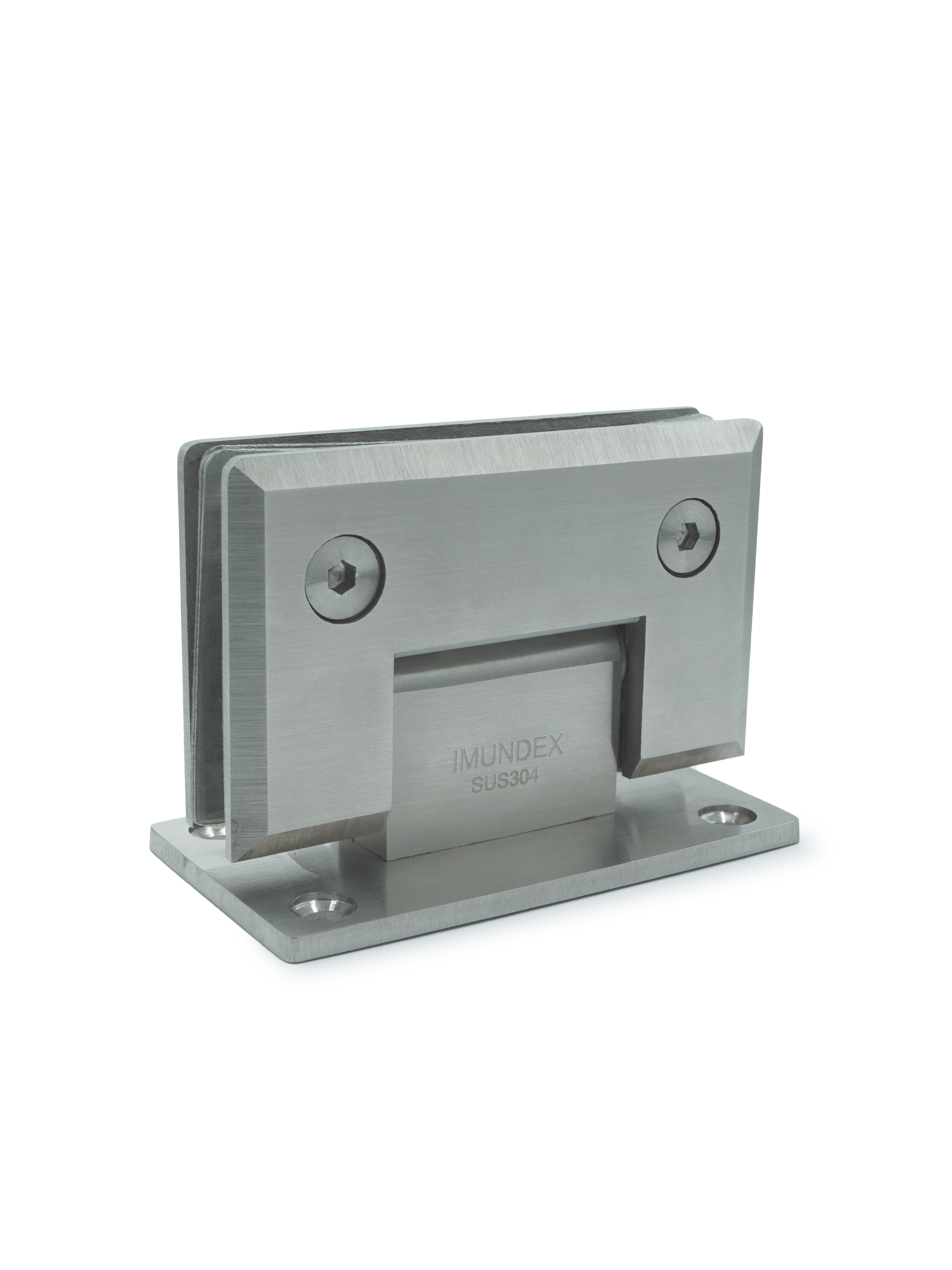 Bracket-glass hinge